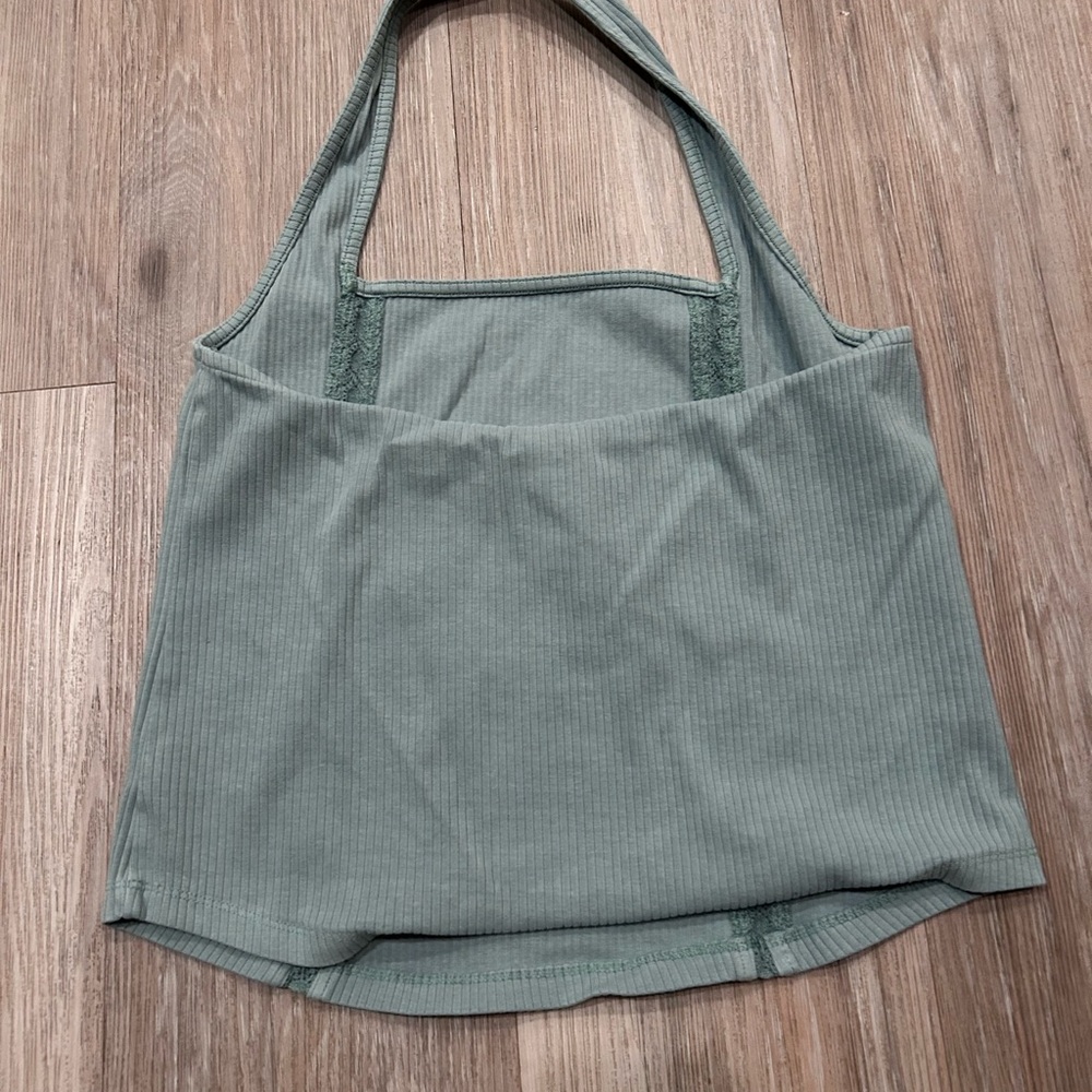 American Eagle Outfitters Green Tank Top Halter Top - Picture 5 of 6
